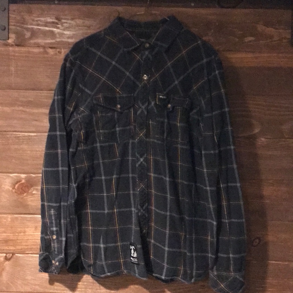 LRG flannel button up